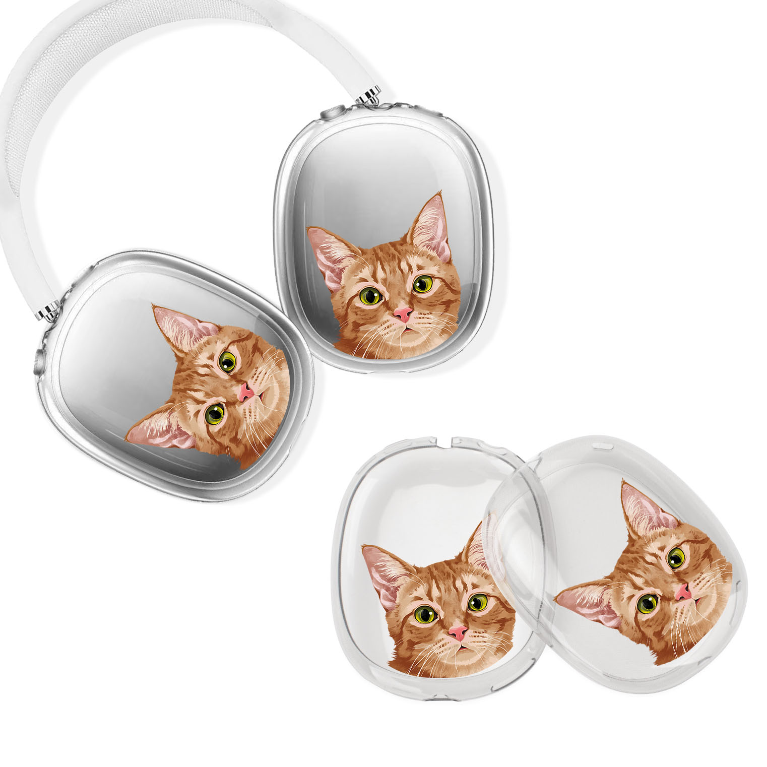 Soft TPU Anti-Scratch Protective Cover Ear Cups Case for Airpods Max Headphone - Picture 8 of 31
