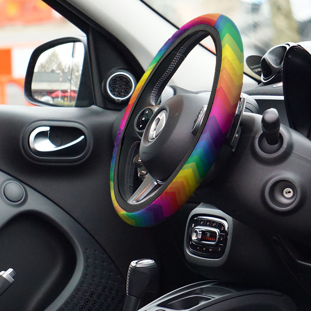 Car Steering Wheel Cover Universal 15 Inch Non-Slip Neoprene Car Wheel Protector - Bild 13 von 19