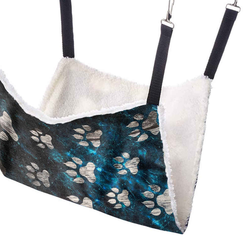 Reversible Cat Hanging Hammock Pet Cage Hanging Bed for Cats Puppy Dogs Rabbits