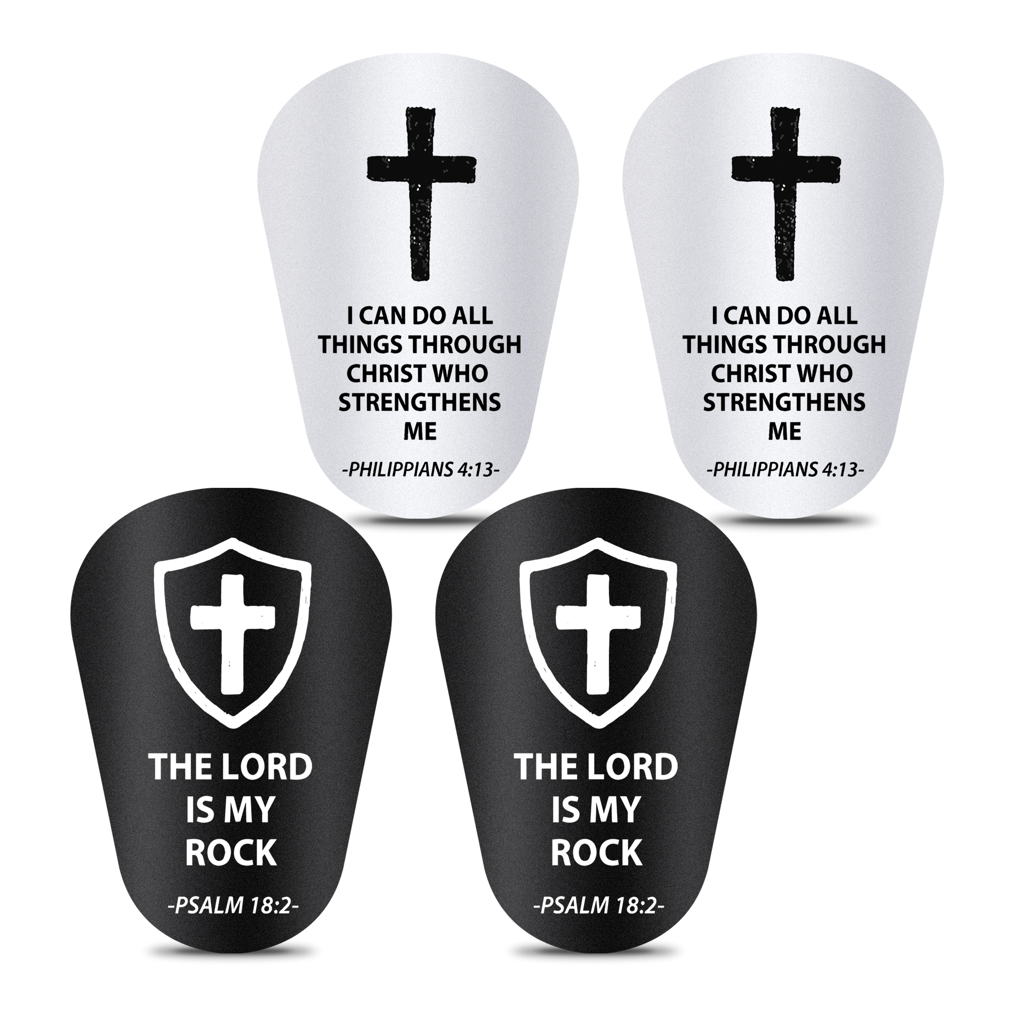 2 Pairs Soccer Shin Guards Lightweight Protective Pads for Kids Youth Adults