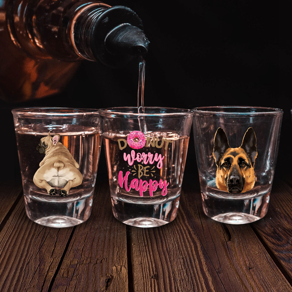 1,5 Unzen Klar Schnapsglas Messbecher mit Schwerem Boden für Tequila Whiskey Wodka - Bild 7 von 79