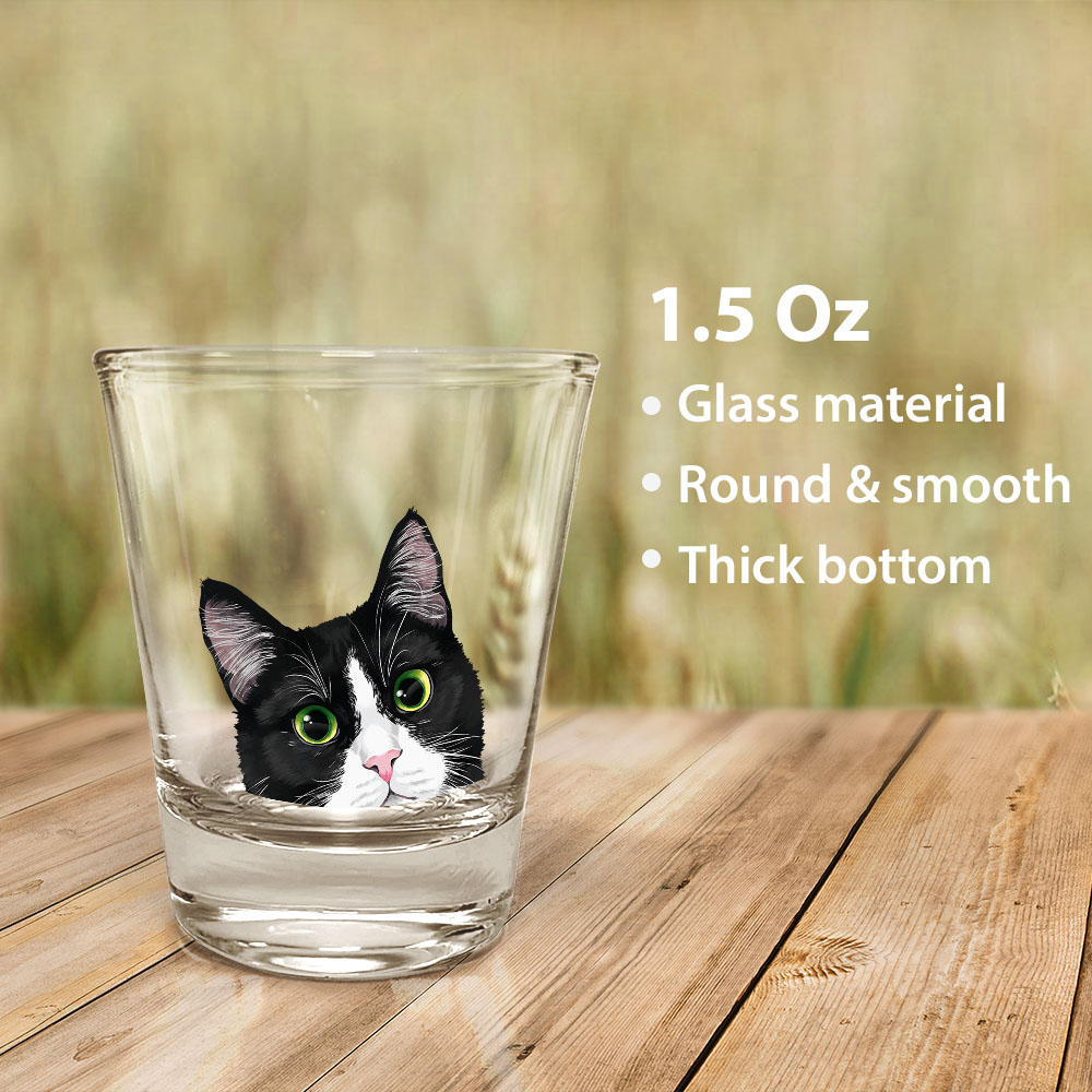 1,5 Unzen Klar Schnapsglas Messbecher mit Schwerem Boden für Tequila Whiskey Wodka - Bild 47 von 79