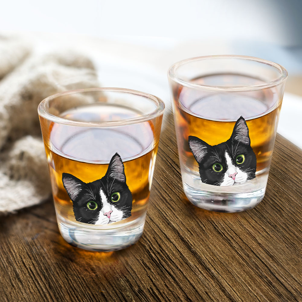 1,5 Unzen Klar Schnapsglas Messbecher mit Schwerem Boden für Tequila Whiskey Wodka - Bild 48 von 79