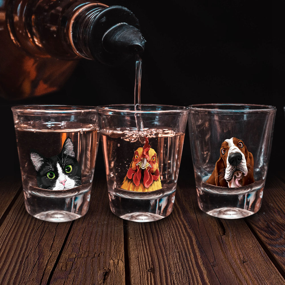 1,5 Unzen Klar Schnapsglas Messbecher mit Schwerem Boden für Tequila Whiskey Wodka - Bild 73 von 79