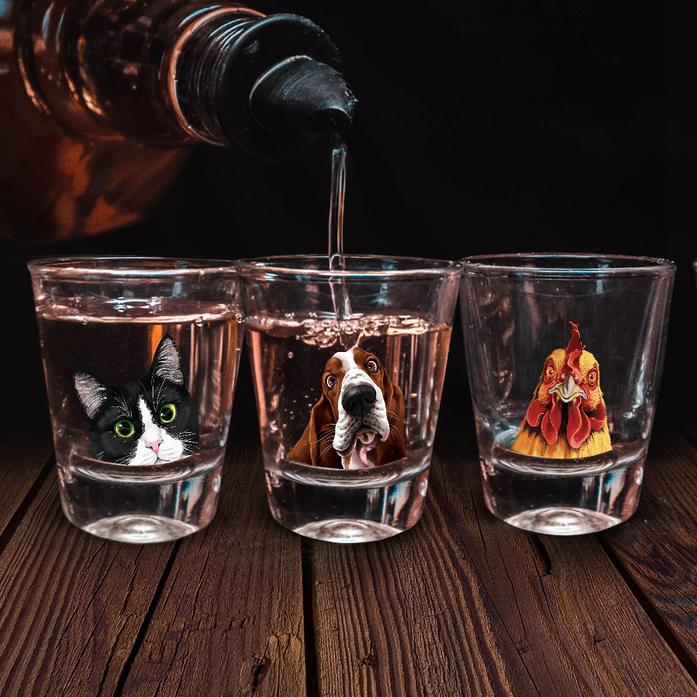 1,5 Unzen Klar Schnapsglas Messbecher mit Schwerem Boden für Tequila Whiskey Wodka - Bild 67 von 79