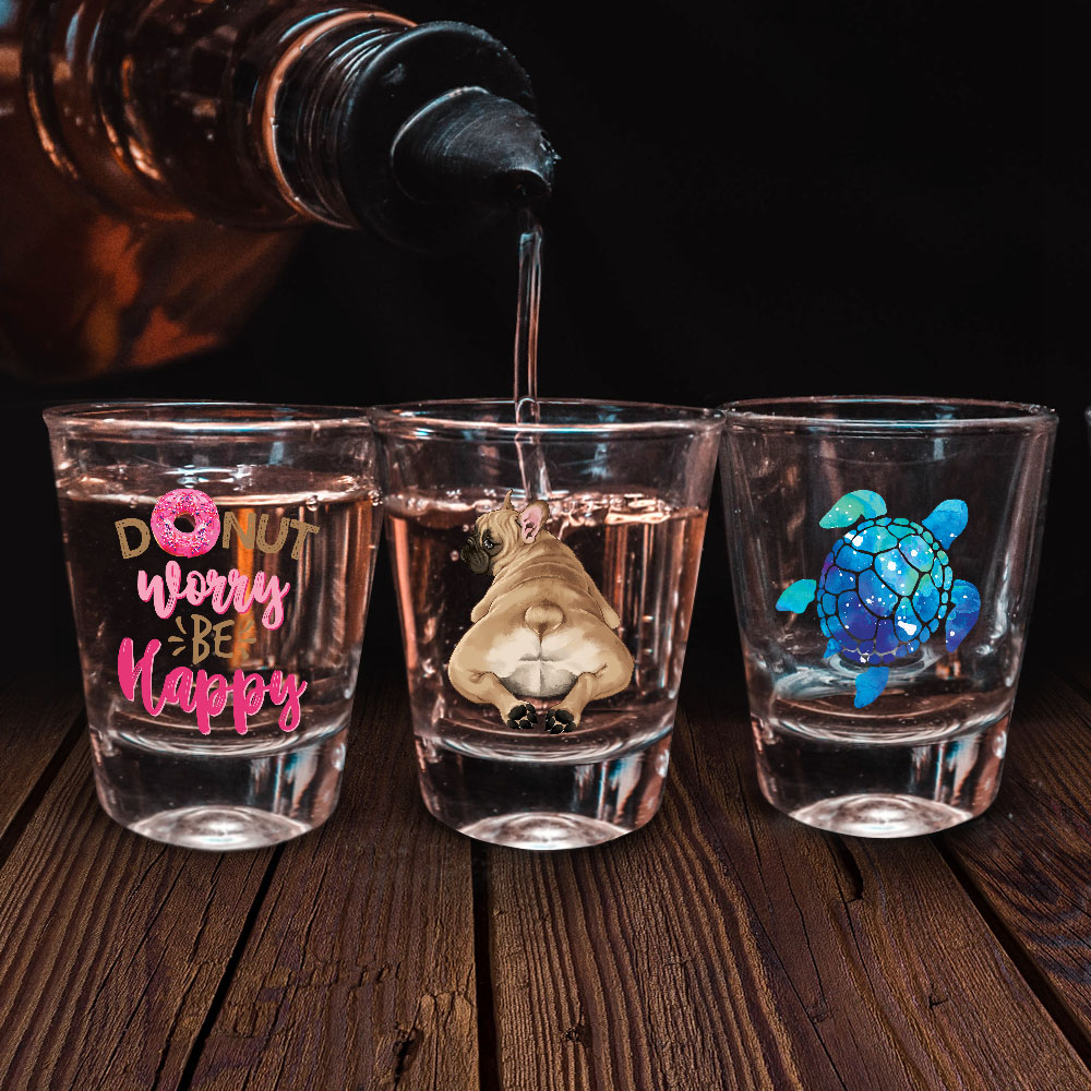 1,5 Unzen Klar Schnapsglas Messbecher mit Schwerem Boden für Tequila Whiskey Wodka - Bild 19 von 79