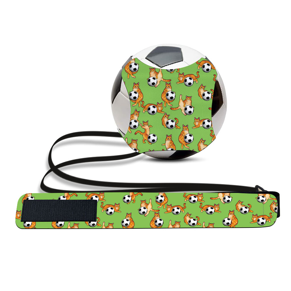 Soccer Ball Kick Trainer w/ Adjustable Waist Belt Soccer Training Equipment Aid