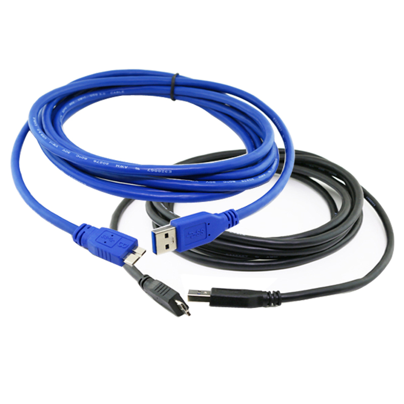 Blue 10ft USB 3.0 Micro-USB Quick Charge Data Cable for Samsung Galaxy S5 Note 3