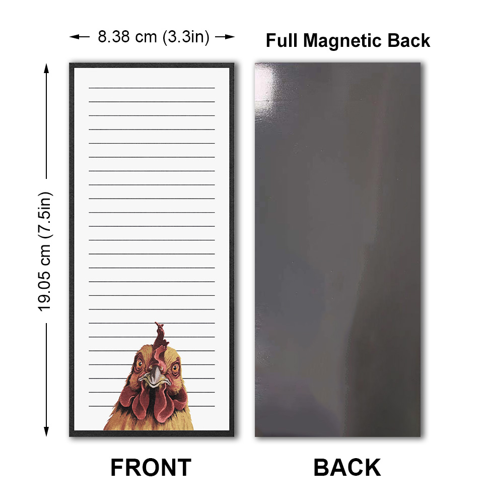 8 Pack Magnetic Notepads For Refrigerator - Grocery List, Shopping List, To- Do L
