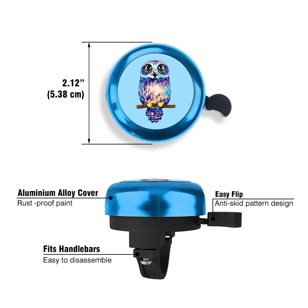 Aluminum Bike Bell Bicycle Bell Alarm Ring Cycling Handlebar Alarm Blue - Picture 15 of 157
