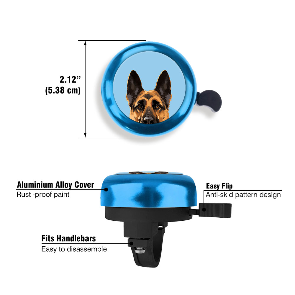 Aluminum Bike Bell Bicycle Bell Alarm Ring Cycling Handlebar Alarm Blue - Picture 135 of 157