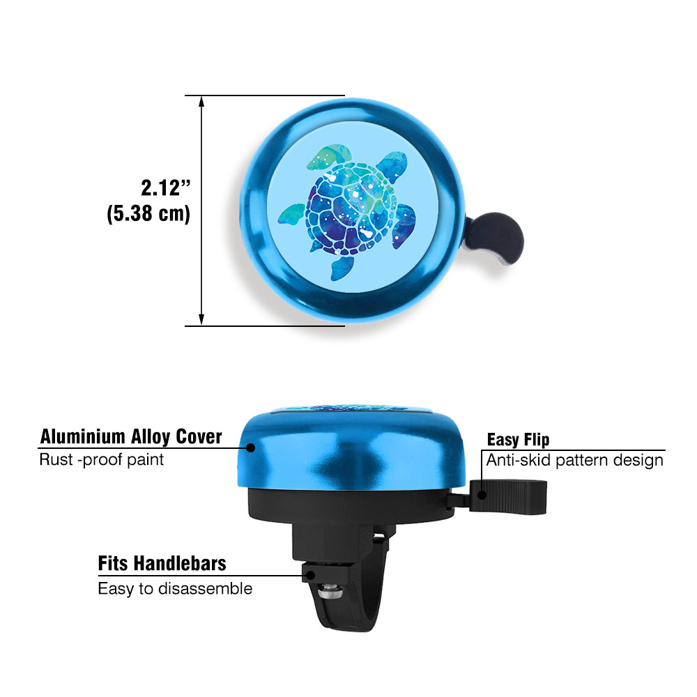 Aluminum Bike Bell Bicycle Bell Alarm Ring Cycling Handlebar Alarm Blue - Picture 51 of 157