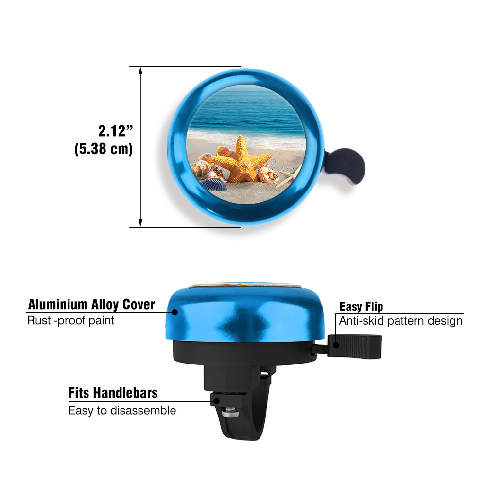 Aluminum Bike Bell Bicycle Bell Alarm Ring Cycling Handlebar Alarm Blue - Picture 69 of 157