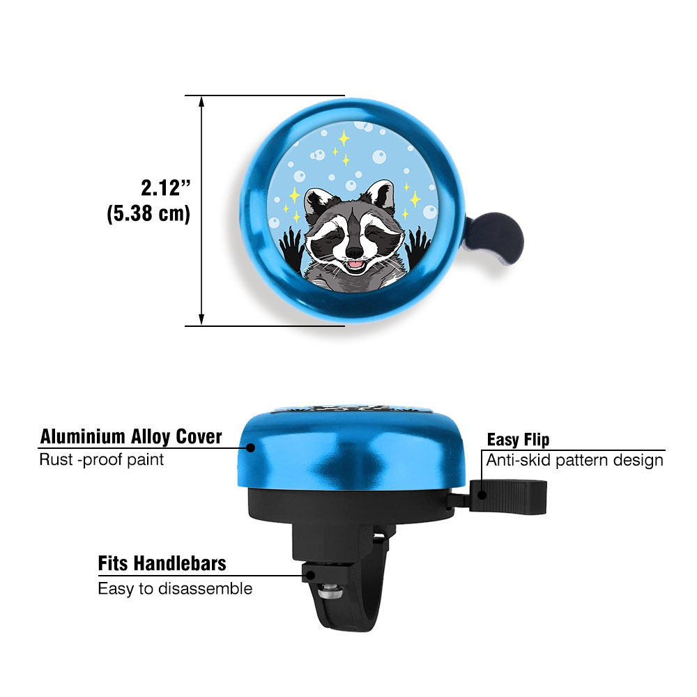 Aluminum Bike Bell Bicycle Bell Alarm Ring Cycling Handlebar Alarm Blue - Picture 147 of 157
