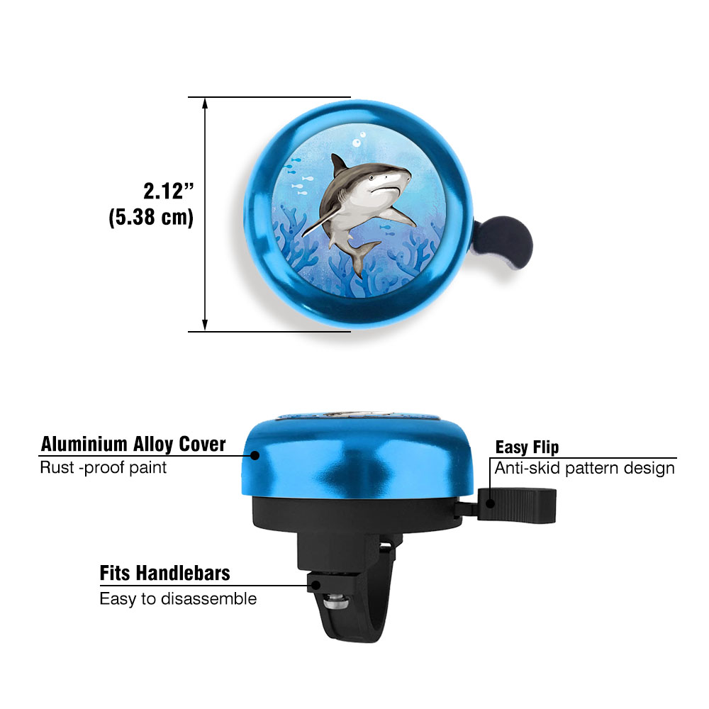 Aluminum Bike Bell Bicycle Bell Alarm Ring Cycling Handlebar Alarm Blue - Picture 87 of 157