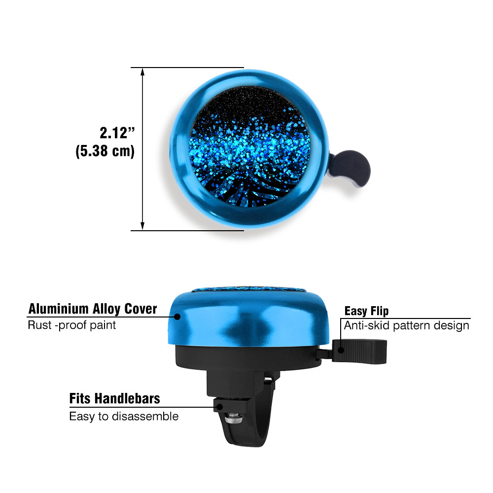 Aluminum Bike Bell Bicycle Bell Alarm Ring Cycling Handlebar Alarm Blue - Picture 105 of 157