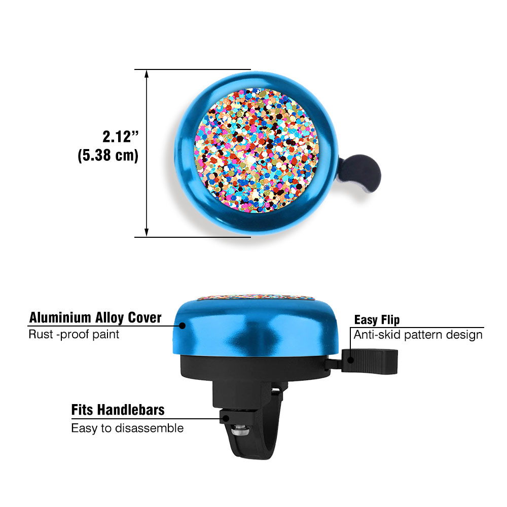 Aluminum Bike Bell Bicycle Bell Alarm Ring Cycling Handlebar Alarm Blue - Picture 117 of 157
