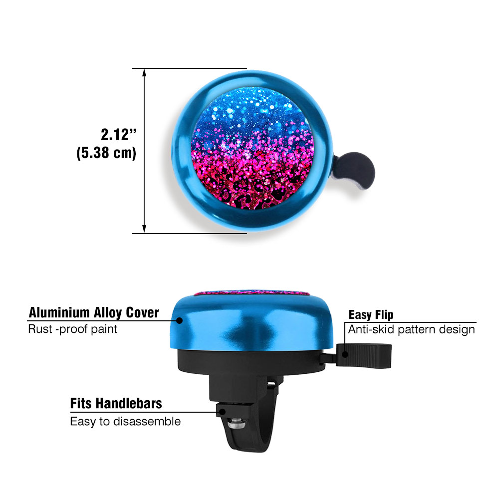 Aluminum Bike Bell Bicycle Bell Alarm Ring Cycling Handlebar Alarm Blue - Picture 93 of 157
