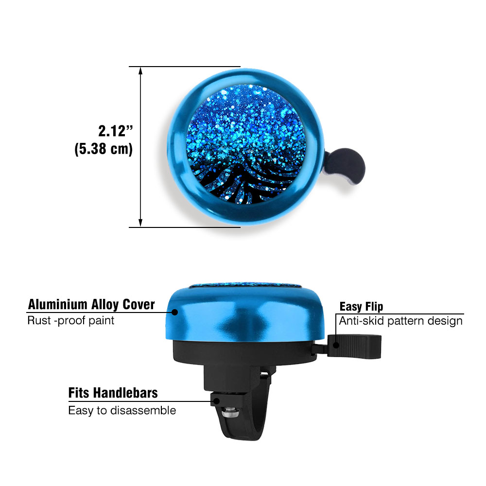 Aluminum Bike Bell Bicycle Bell Alarm Ring Cycling Handlebar Alarm Blue - Picture 99 of 157