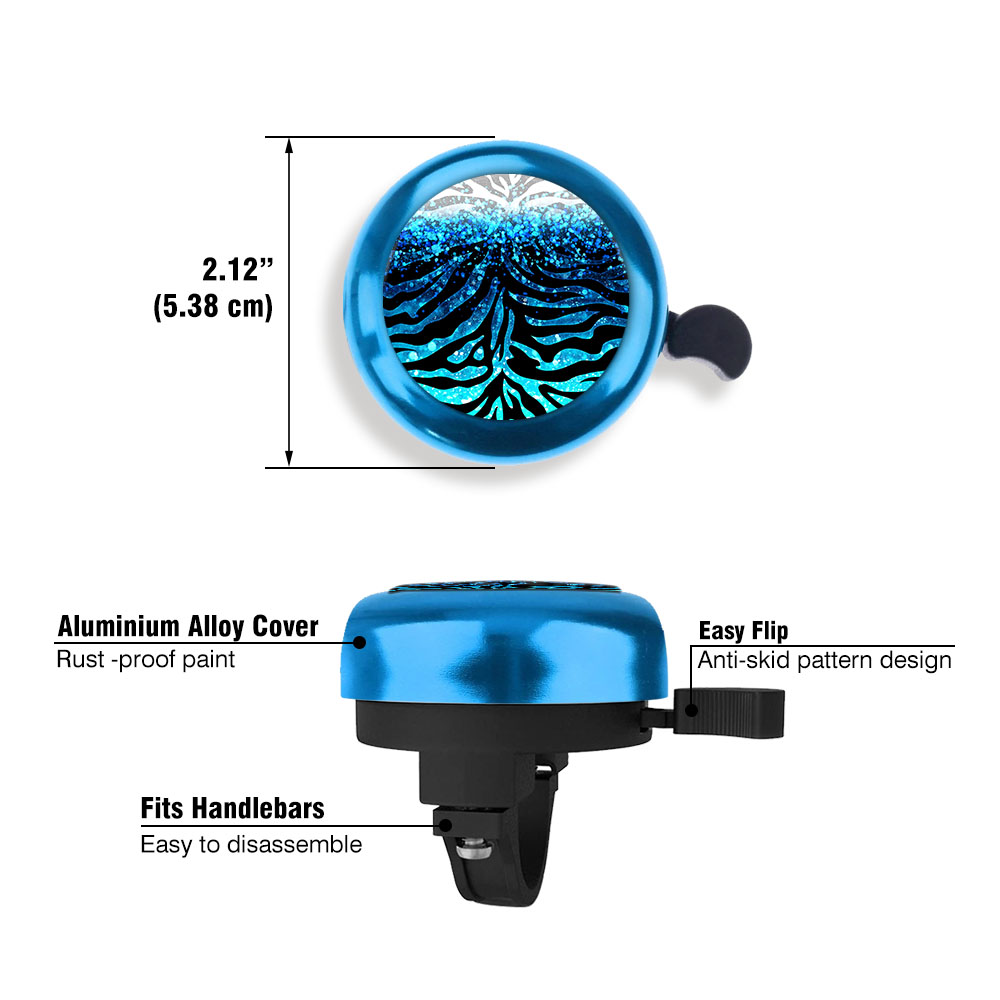 Aluminum Bike Bell Bicycle Bell Alarm Ring Cycling Handlebar Alarm Blue - Picture 123 of 157