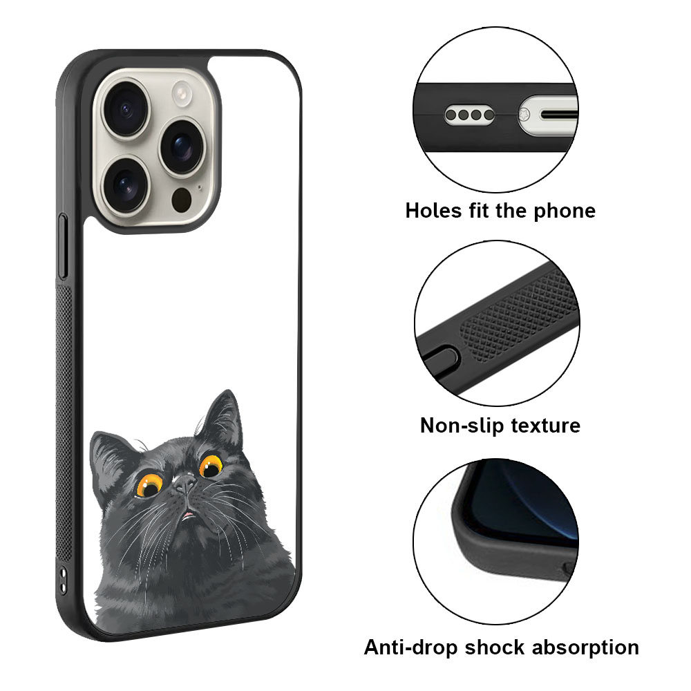 For Apple iPhone 16 Pro 6.3" 2024 Animal Hard Back Case Cover Rubber Slim Case - Picture 38 of 96