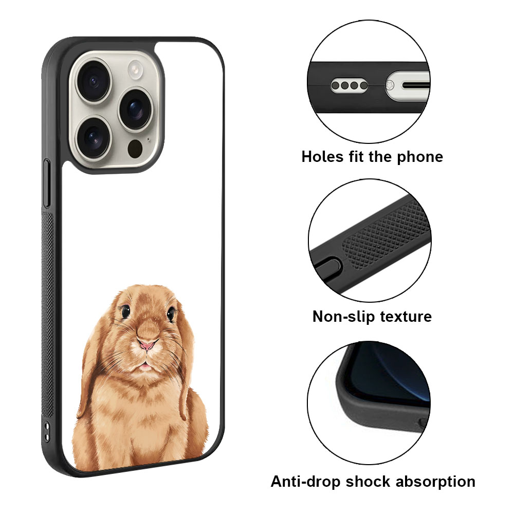 For Apple iPhone 16 Pro 6.3" 2024 Animal Hard Back Case Cover Rubber Slim Case - Picture 73 of 96