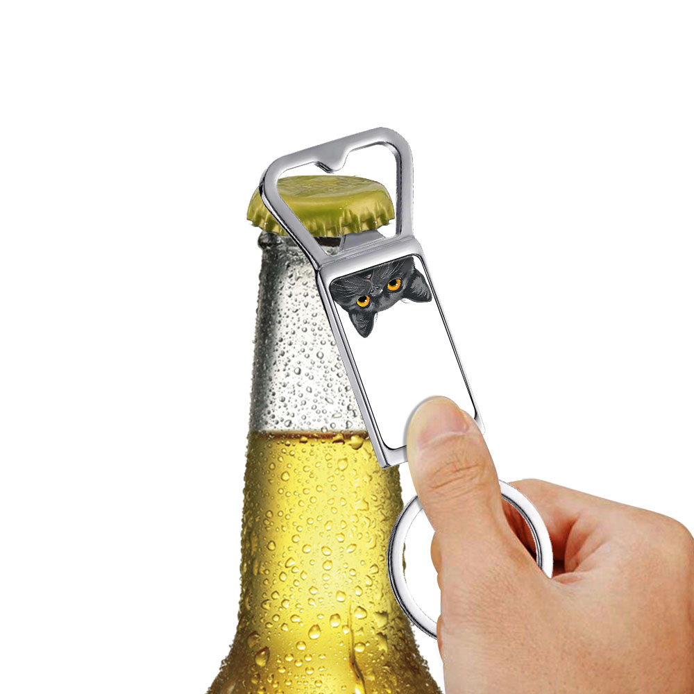 Niedlicher Tier Metall Flaschenöffner Schlüsselanhänger Schlüsselring Bier Trinken Dose Bar Werkzeug - Bild 136 von 187