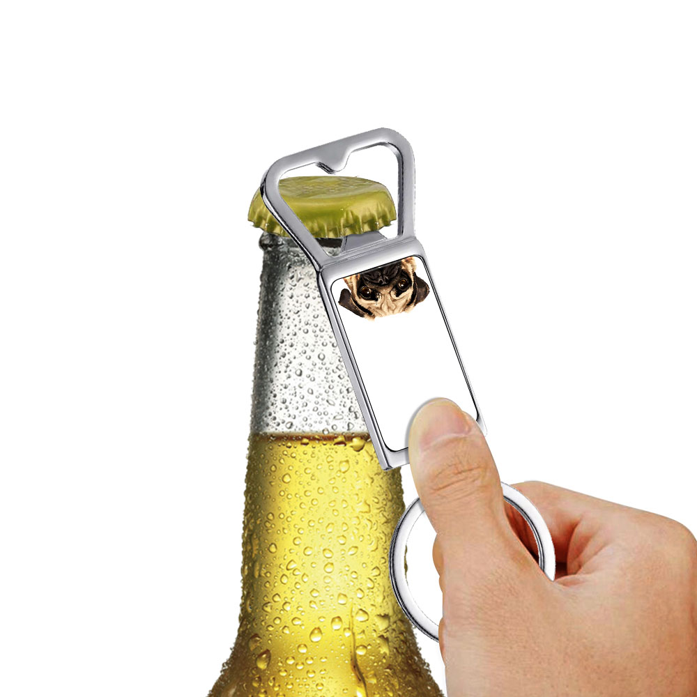 Niedlicher Tier Metall Flaschenöffner Schlüsselanhänger Schlüsselring Bier Trinken Dose Bar Werkzeug - Bild 118 von 187