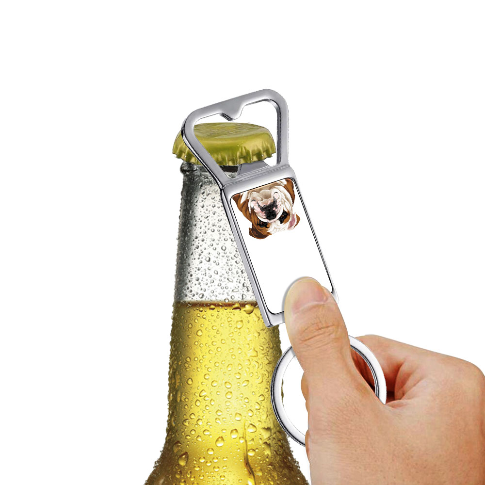 Niedlicher Tier Metall Flaschenöffner Schlüsselanhänger Schlüsselring Bier Trinken Dose Bar Werkzeug - Bild 172 von 187
