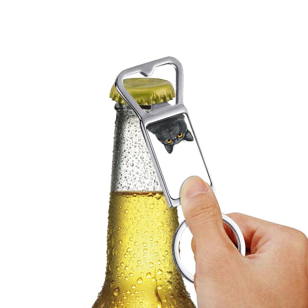Niedlicher Tier Metall Flaschenöffner Schlüsselanhänger Schlüsselring Bier Trinken Dose Bar Werkzeug - Bild 142 von 187