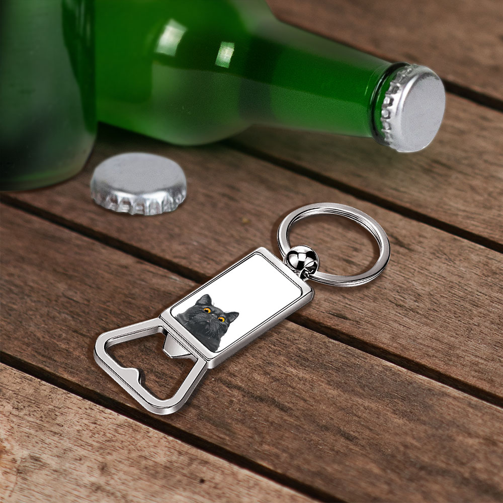 Niedlicher Tier Metall Flaschenöffner Schlüsselanhänger Schlüsselring Bier Trinken Dose Bar Werkzeug - Bild 144 von 187