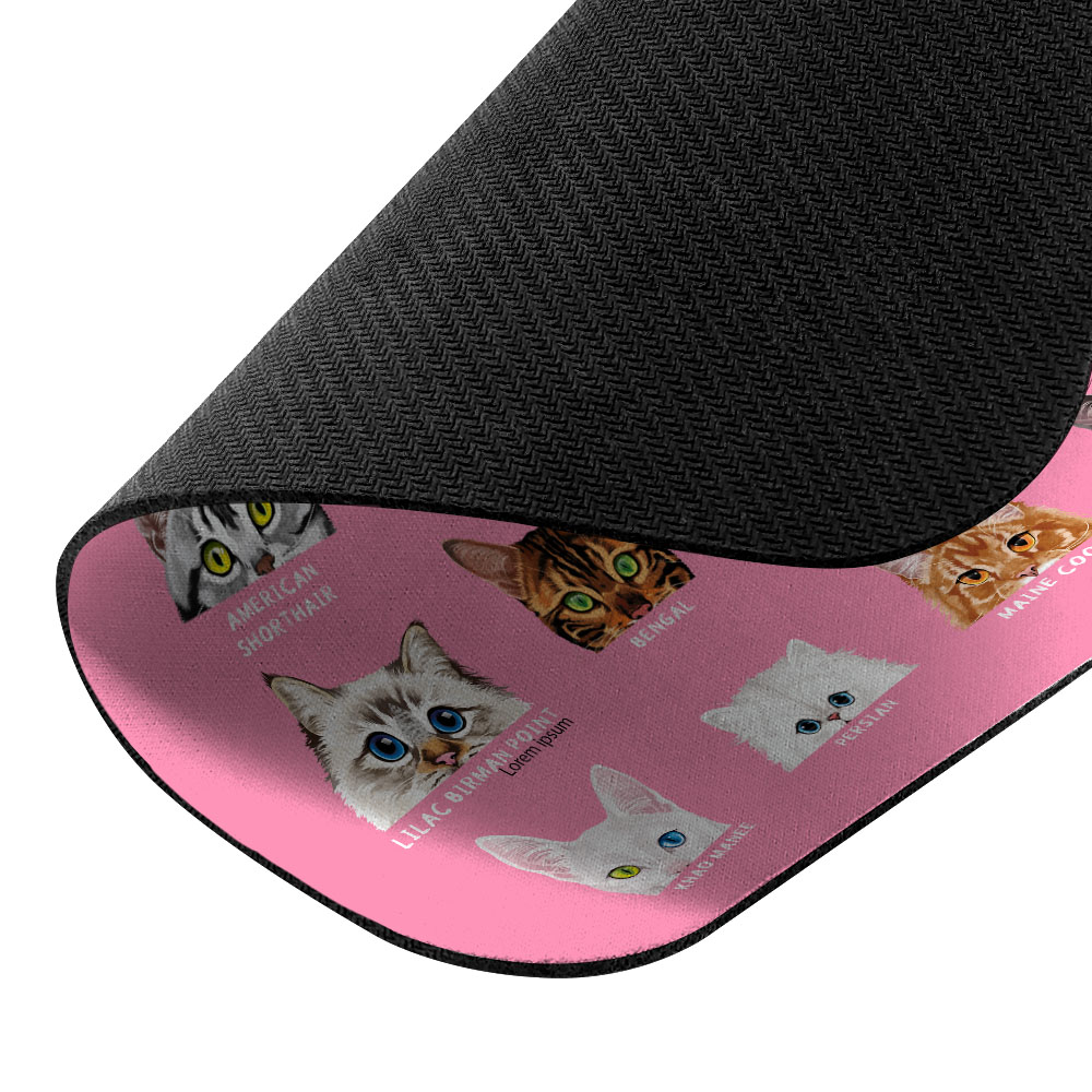 Niedliche Tier Gaming Maus Matte Pad rutschfest rechteckig Mousepad für Computer Laptop - Bild 169 von 201