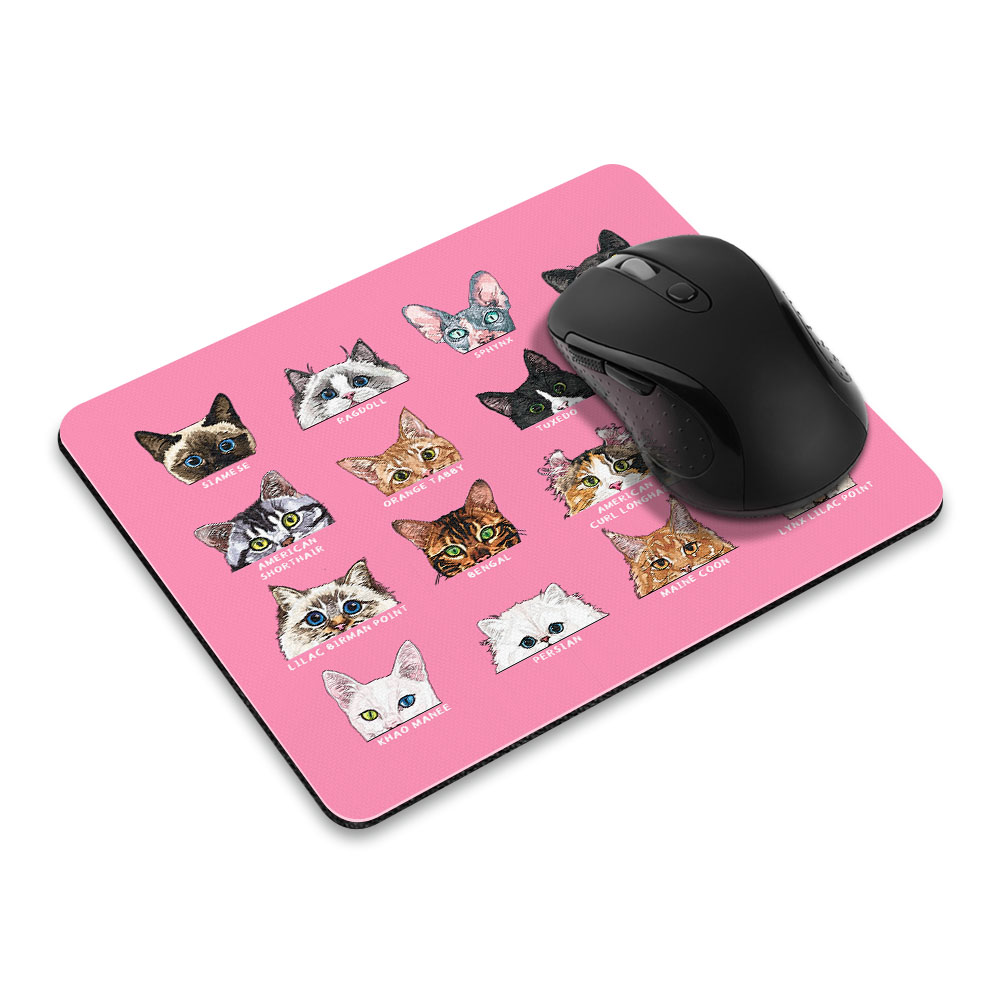 Niedliche Tier Gaming Maus Matte Pad rutschfest rechteckig Mousepad für Computer Laptop - Bild 172 von 201