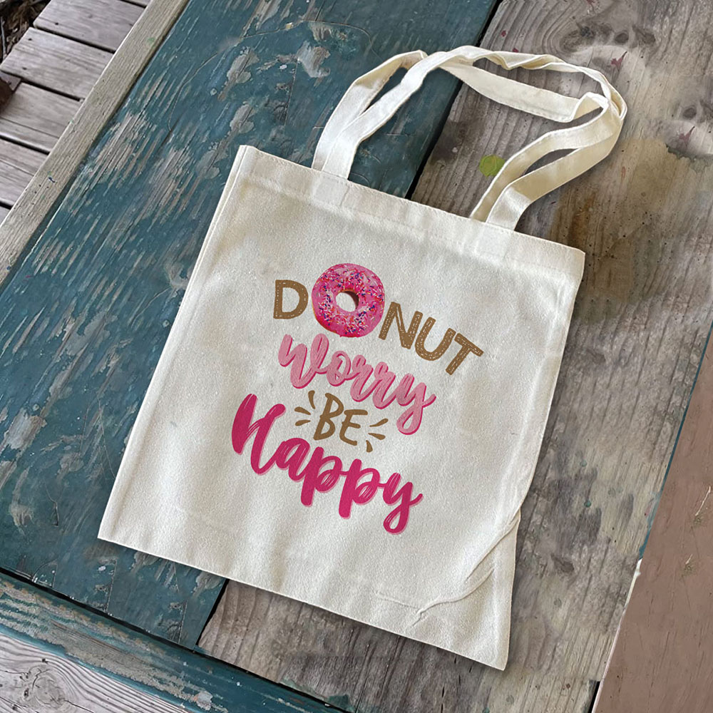 Canvas Tote Bag Shoulder Handbag Purse Reusable for Travel Grocery Shopping - Picture 37 of 109