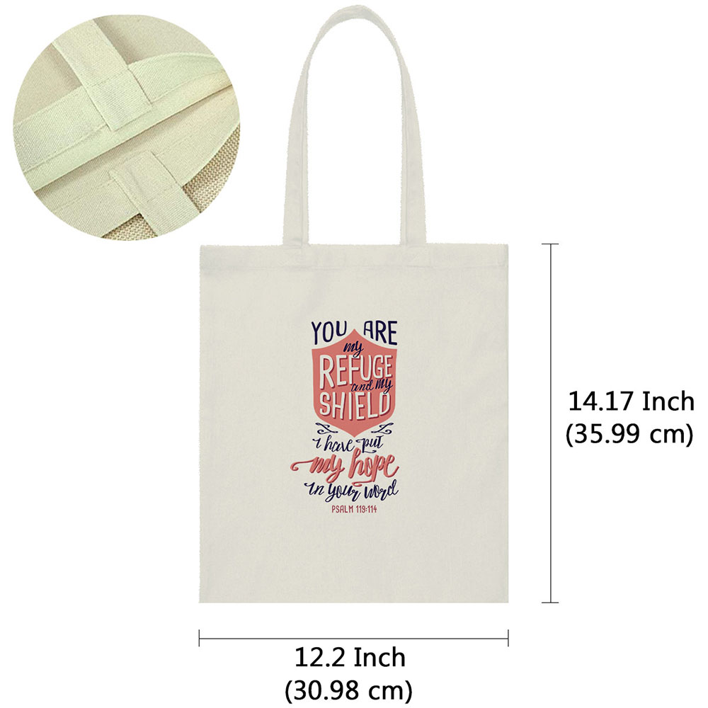 Canvas Tote Bag Shoulder Handbag Purse Reusable for Travel Grocery Shopping - Picture 22 of 109