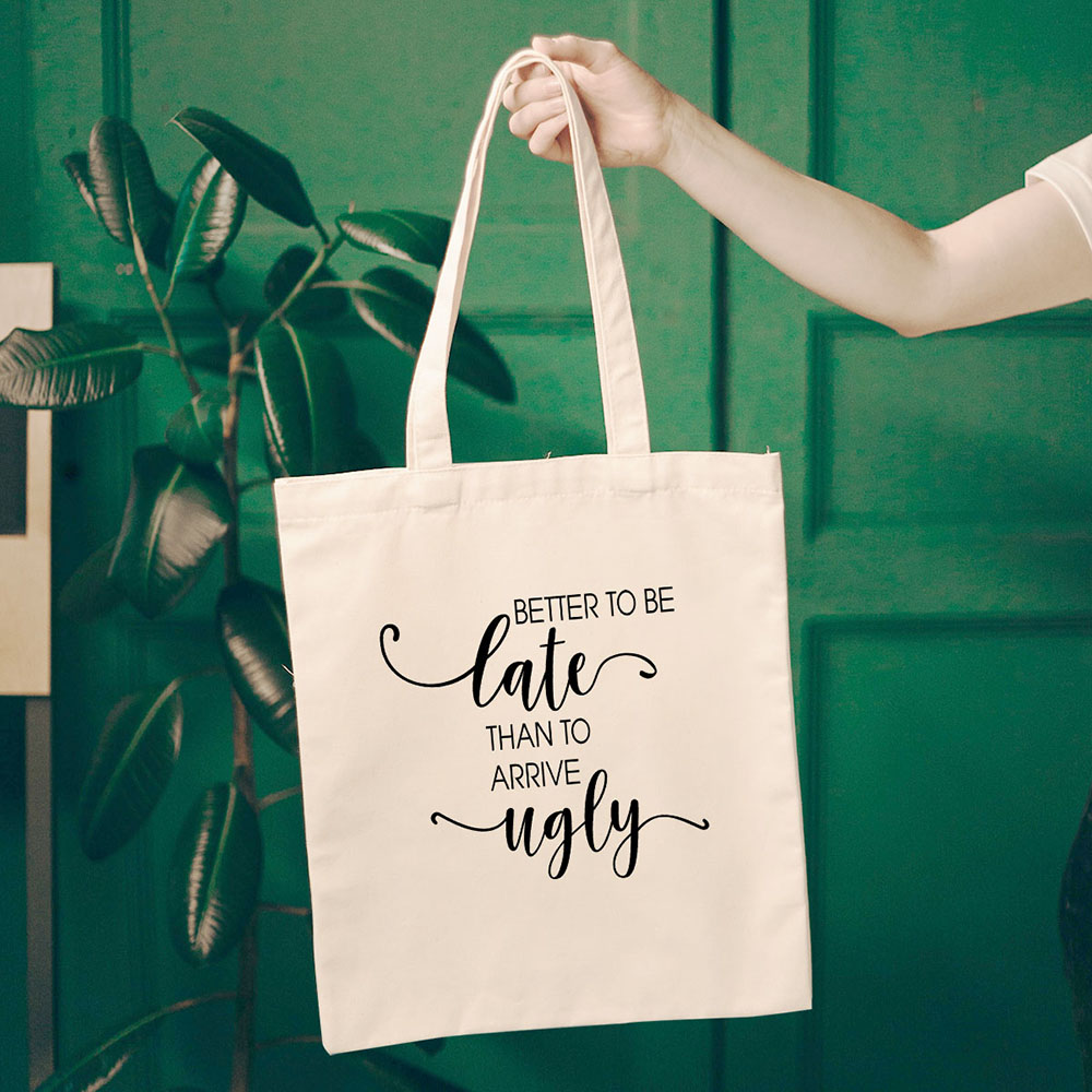 Canvas Tote Bag Shoulder Handbag Purse Reusable for Travel Grocery Shopping - Picture 47 of 109