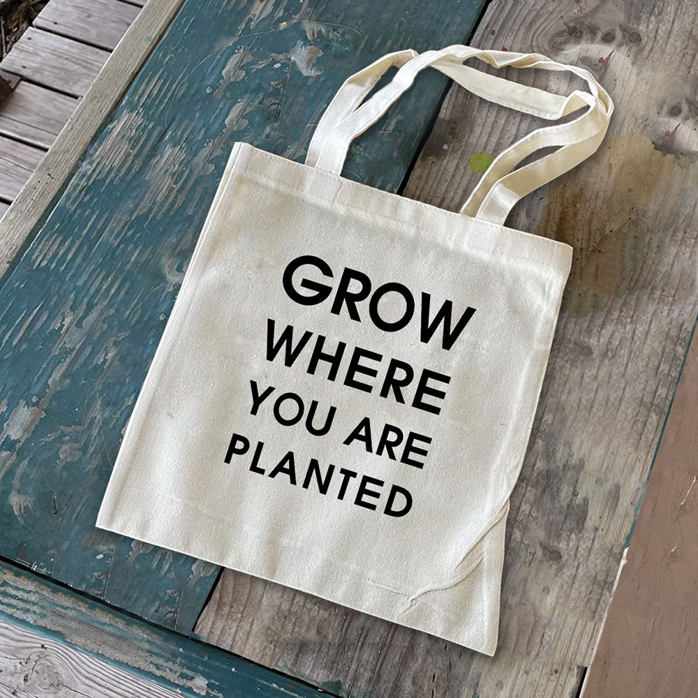 Canvas Tote Bag Shoulder Handbag Purse Reusable for Travel Grocery Shopping - Picture 55 of 109