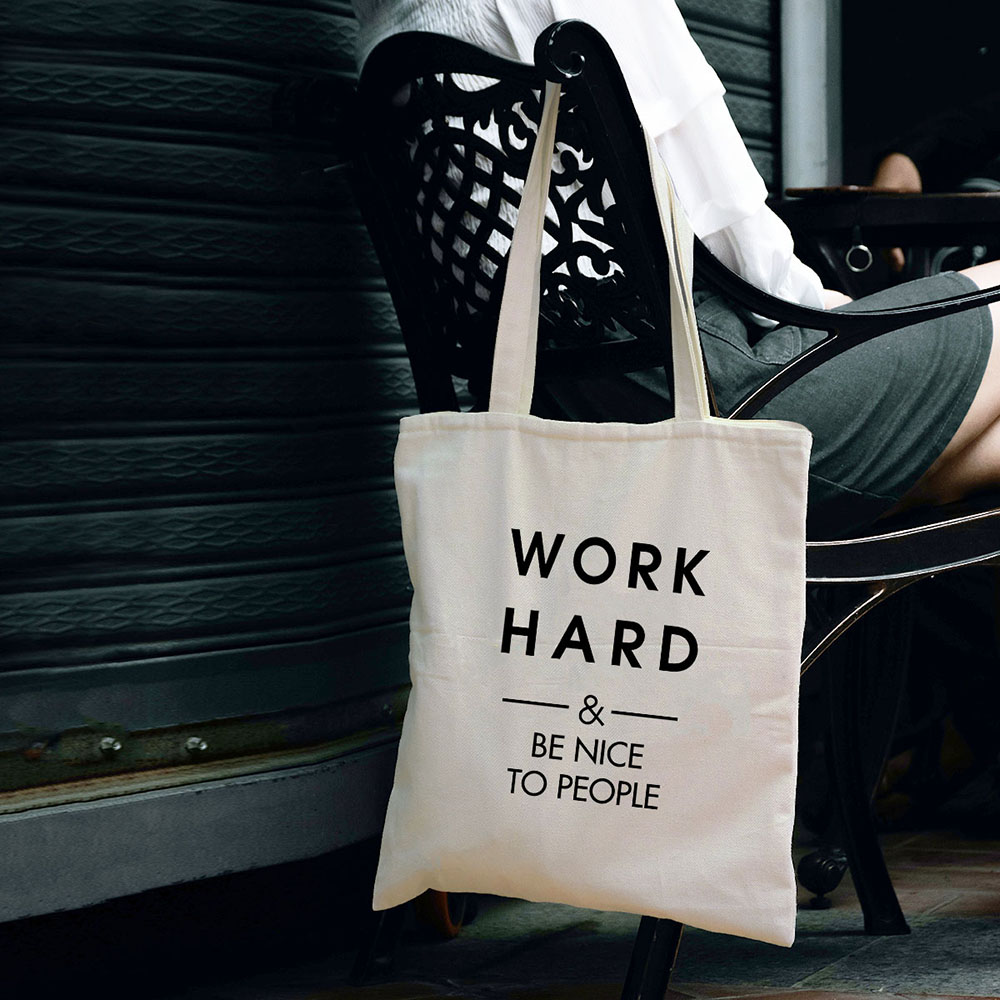 Canvas Tote Bag Shoulder Handbag Purse Reusable for Travel Grocery Shopping - Picture 60 of 109