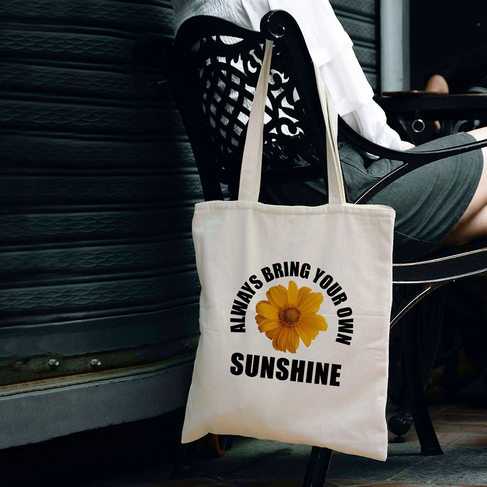 Canvas Tote Bag Shoulder Handbag Purse Reusable for Travel Grocery Shopping - Picture 78 of 109