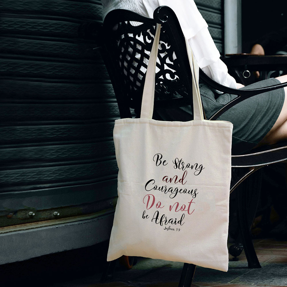 Canvas Tote Bag Shoulder Handbag Purse Reusable for Travel Grocery Shopping - Picture 12 of 109