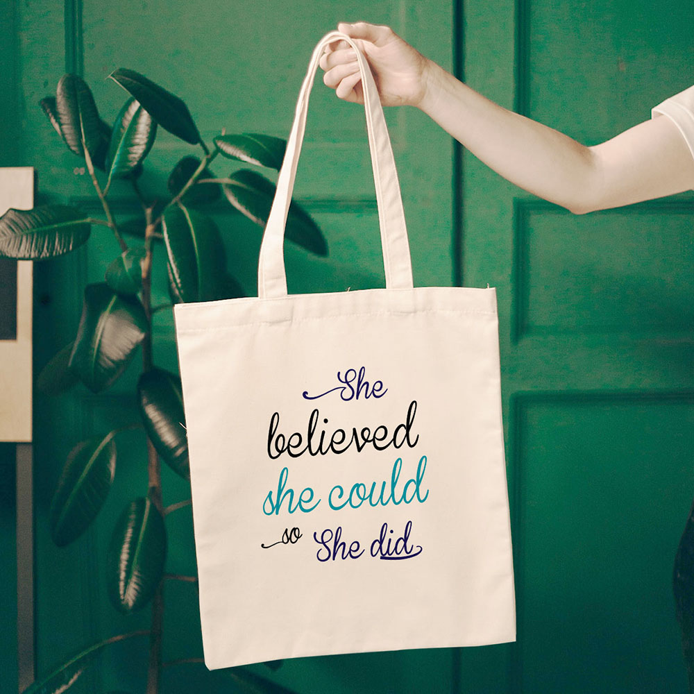 Canvas Tote Bag Shoulder Handbag Purse Reusable for Travel Grocery Shopping - Picture 29 of 109