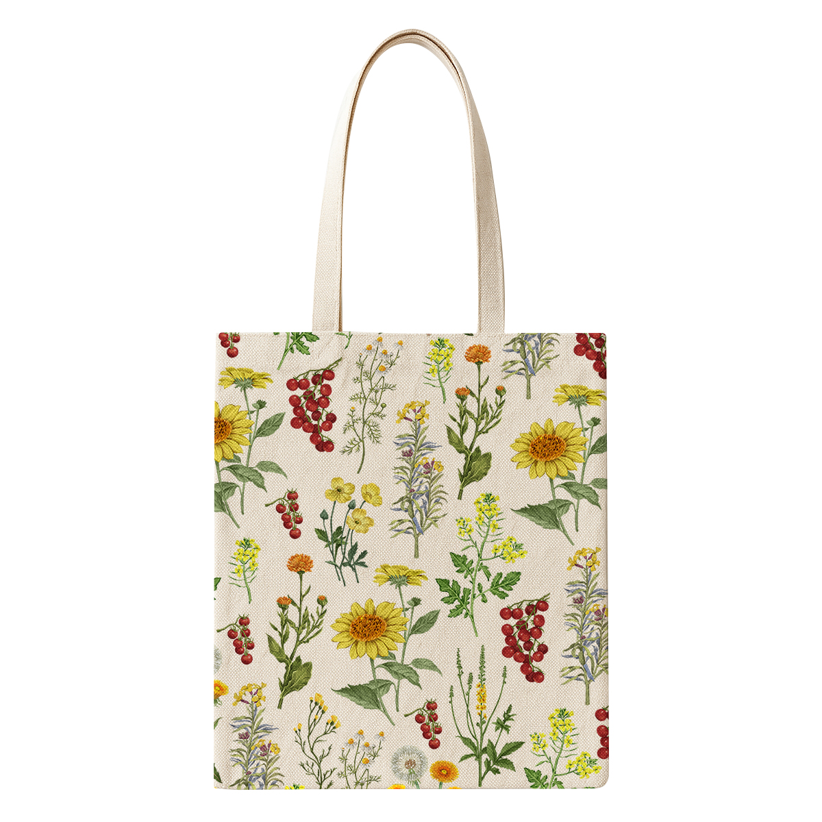 Canvas Tote Bag Shoulder Handbag Purse Reusable for Travel Grocery Shopping - Picture 104 of 109