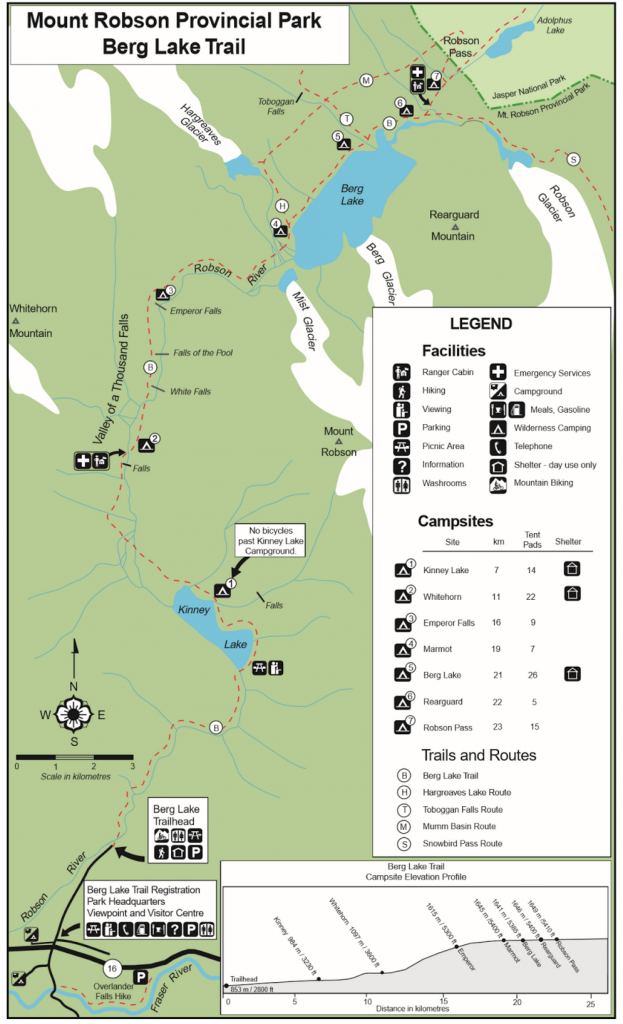 Berg Lake Campgrounds
