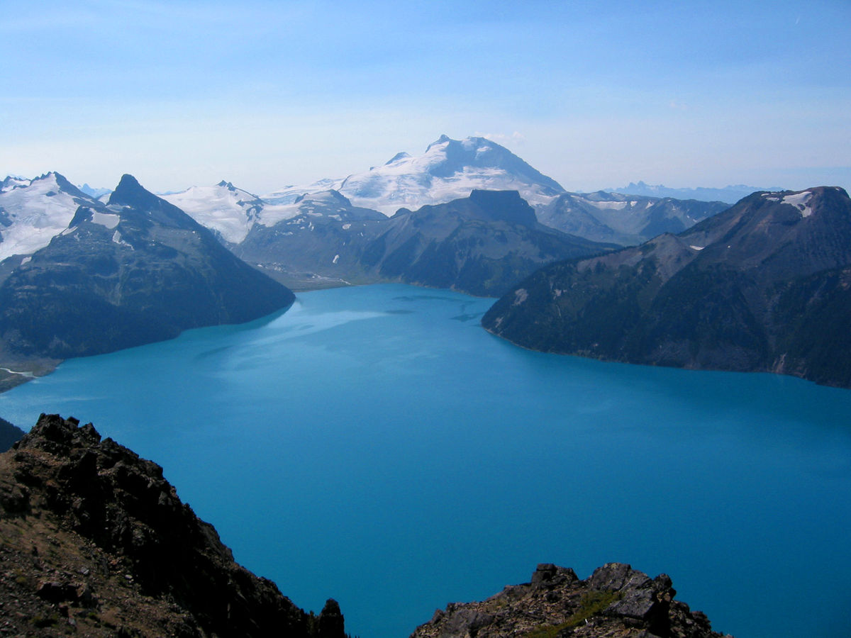 Garibaldi Lake hike on a clear day