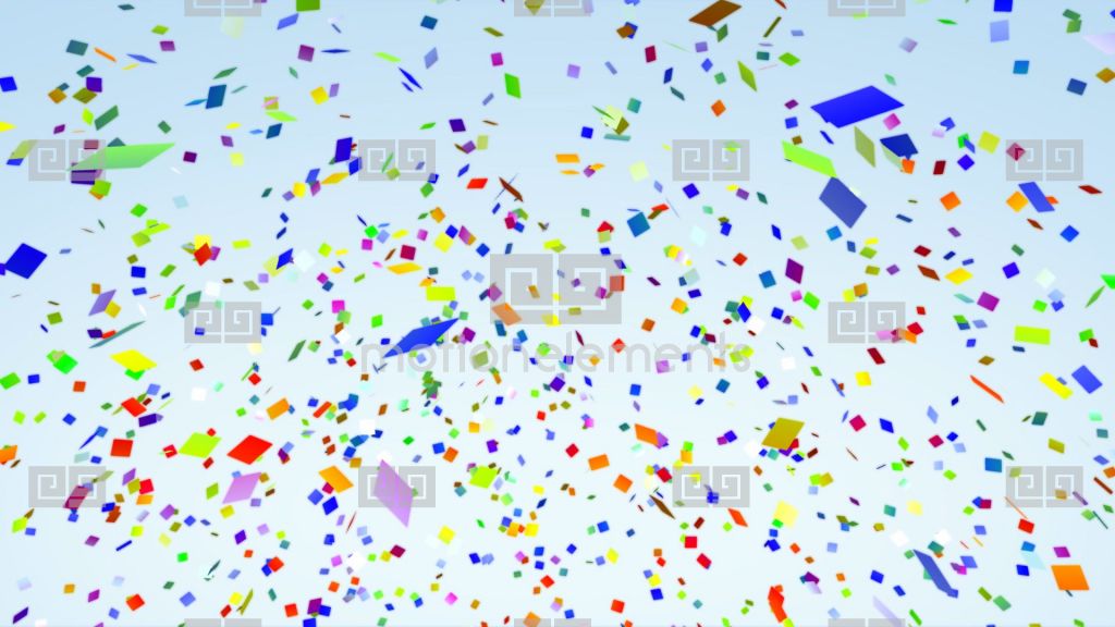 Color Paper Confetti Falling Alpha Stock Animation | Royalty-Free Stock ...