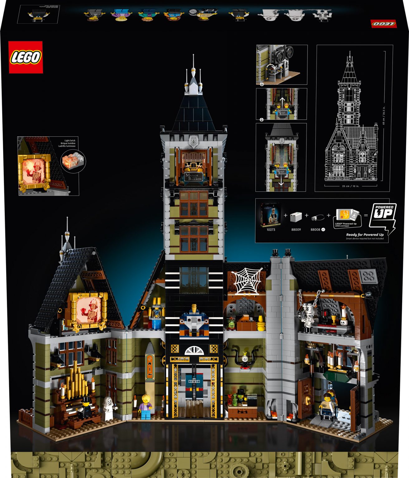 LEGO Creator Expert Fairground Collection 10273 Haunted House-G7SX1-5 - The Brothers Brick | The 