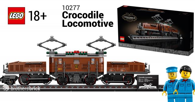 LEGO 10277 Crocodile Locomotive now available for purchase News