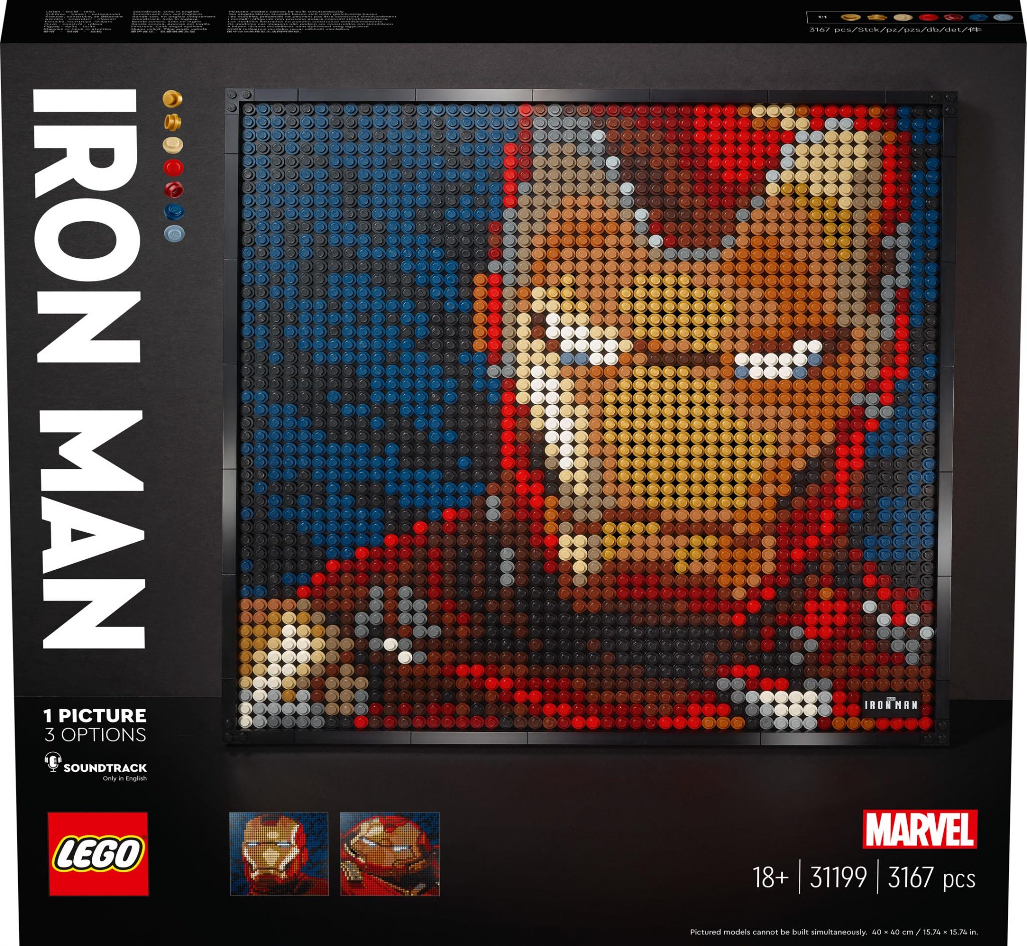 LEGO Art 31199 Marvel Studios Iron Man GV2L4 (4) The Brothers Brick