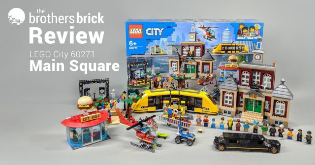 LEGO City Main Square 60271 Cool Building Toy for Kids (1,517 Pieces) 