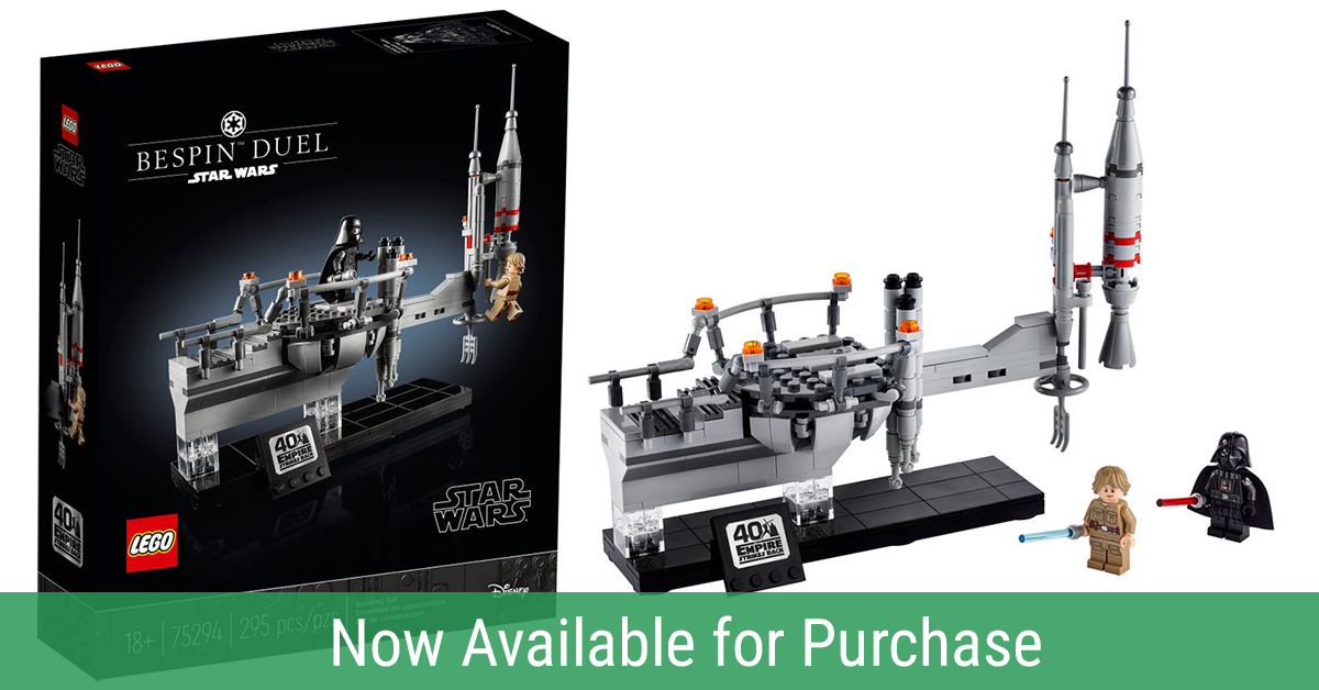 LEGO Star Wars 75294 Bespin Duel now available News The